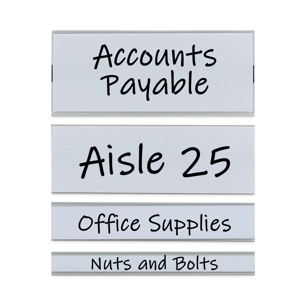 C-Line Clear Magnetic Label Holders, Side Load, 6 x 2.5, 10/Pack