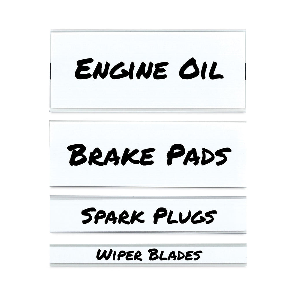 C-Line Clear Magnetic Label Holders, Side Load, 6 x 2.5, 10/Pack