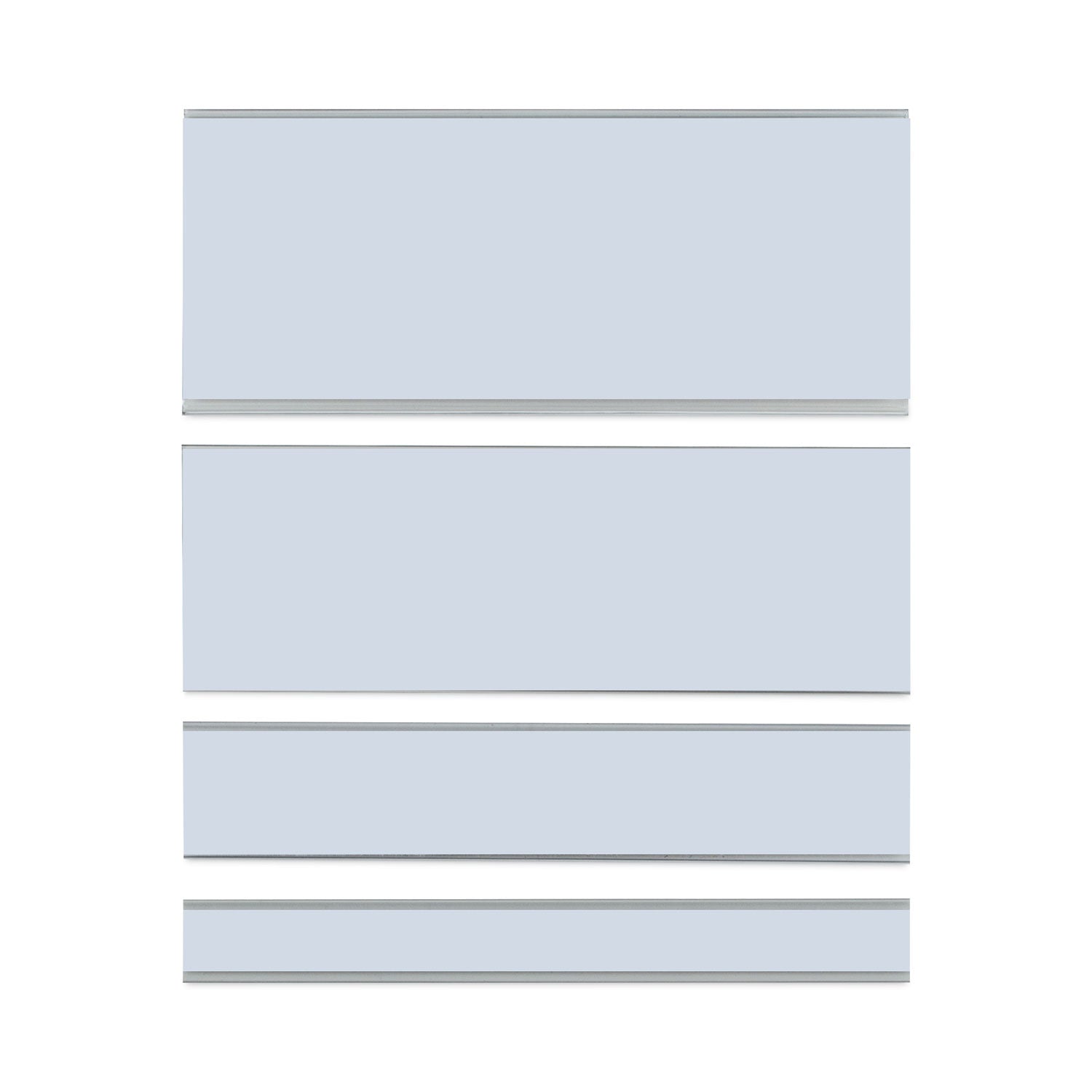 C-Line Clear Magnetic Label Holders, Side Load, 6 x 1, 10/Pack