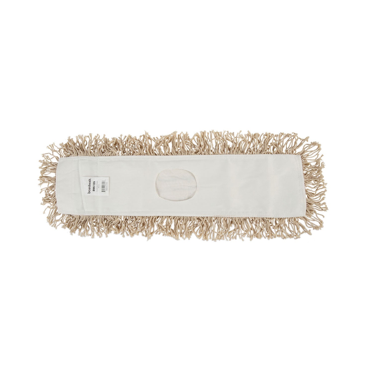 Boardwalk Industrial Dust Mop Head, Hygrade Cotton, 24w x 5d, White