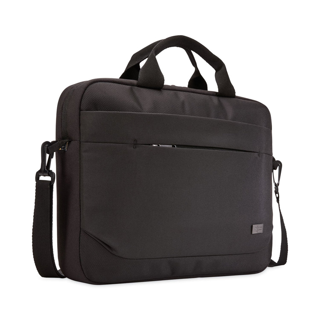 Case Logic Advantage Laptop Attache, Fits Devices Up to 14", Polyester, 14.6 x 2.8 x 13, Black