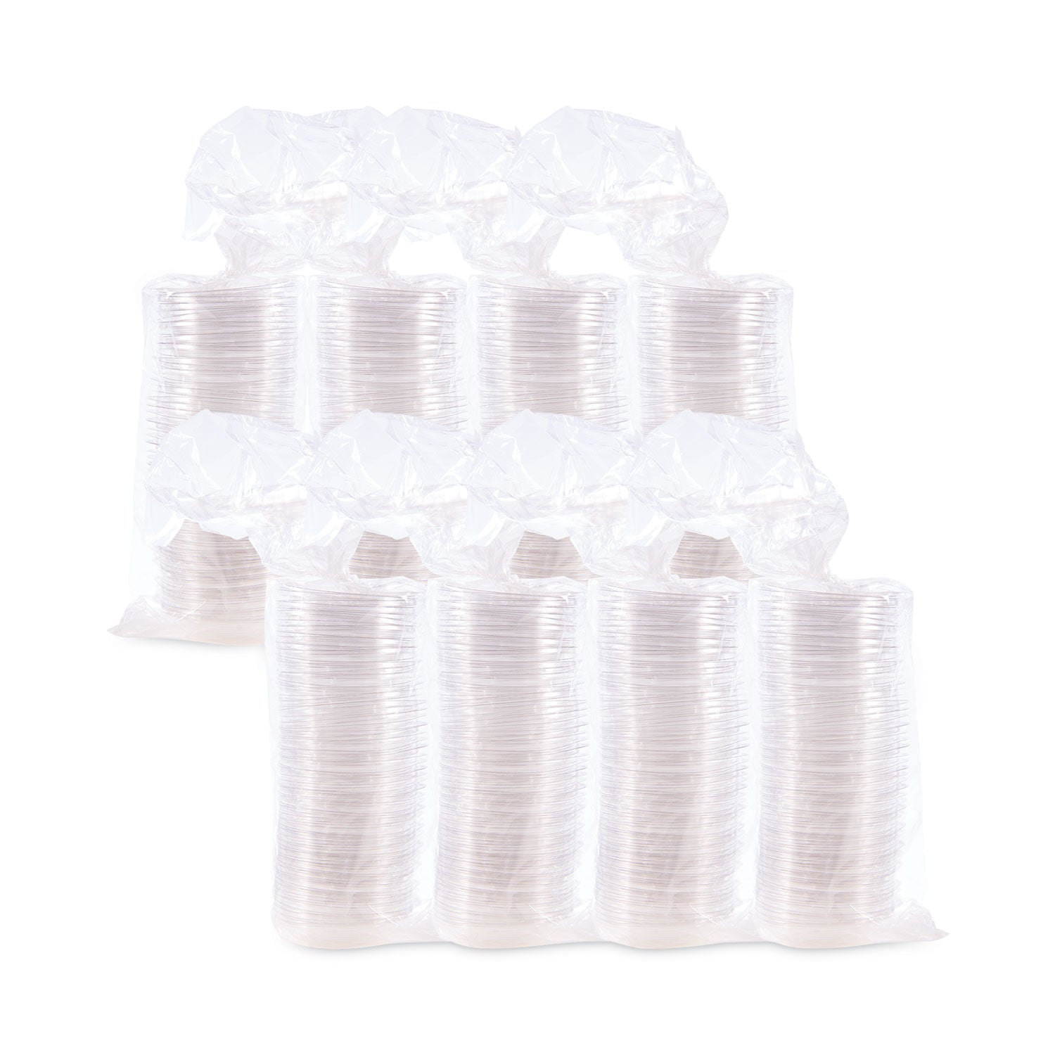 Dart PresentaBowls Clear Dome Lids, 5.4 Diameter x 1.1 h, Plastic, 504/Carton