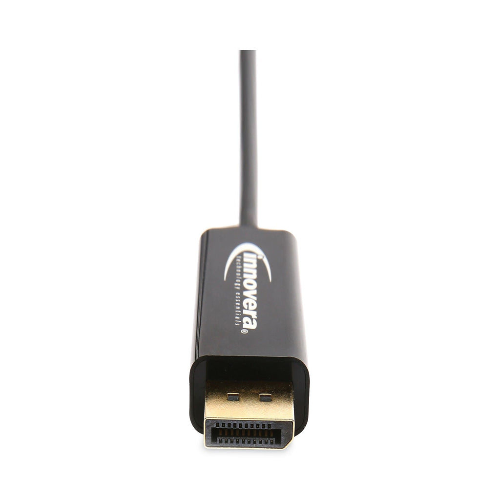 Innovera USB Type-C to DisplayPort Adapter, 6 ft, Black