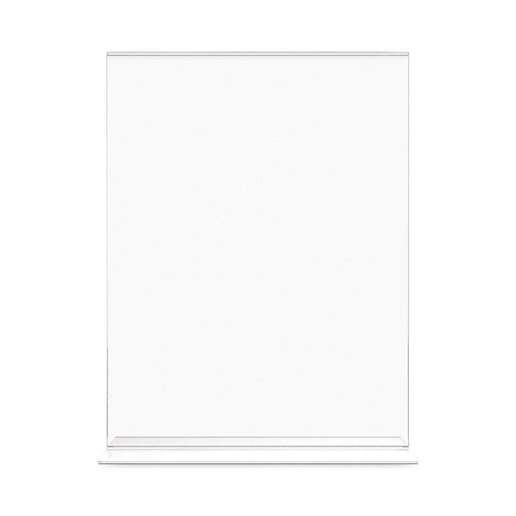 deflecto Classic Image Stand-Up Double-Sided Sign Holder, 8.5 x 11, 12/Pack