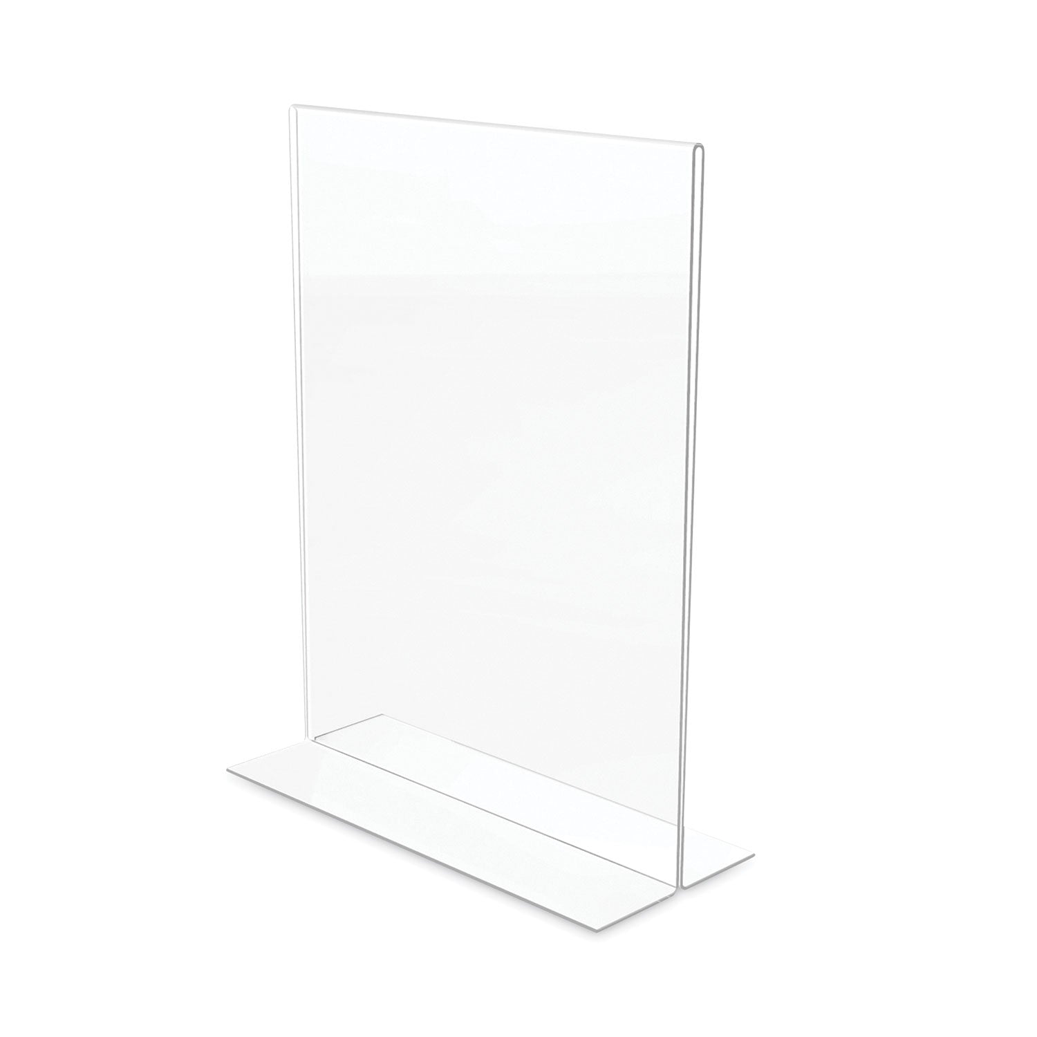 deflecto Classic Image Stand-Up Double-Sided Sign Holder, 8.5 x 11, 12/Pack