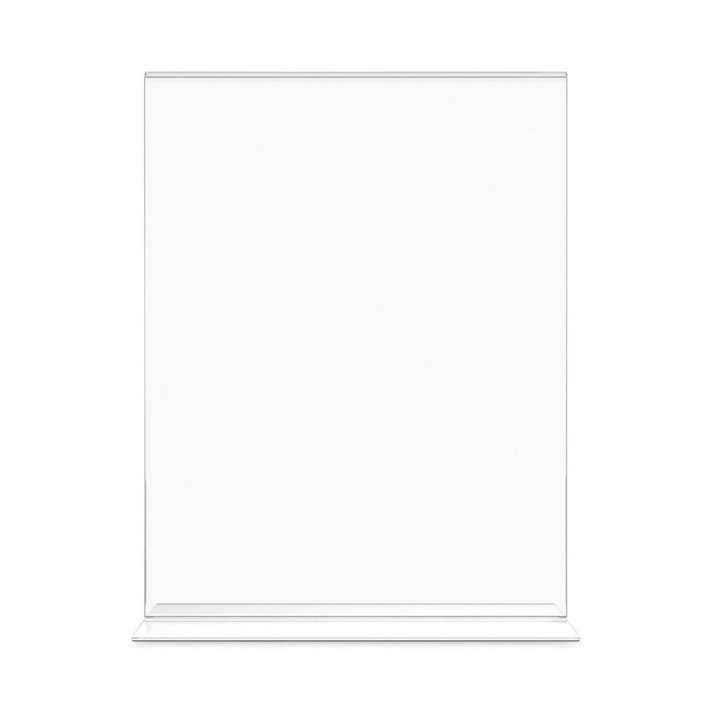 deflecto Classic Image Stand-Up Double-Sided Sign Holder, 8.5 x 11, 12/Pack