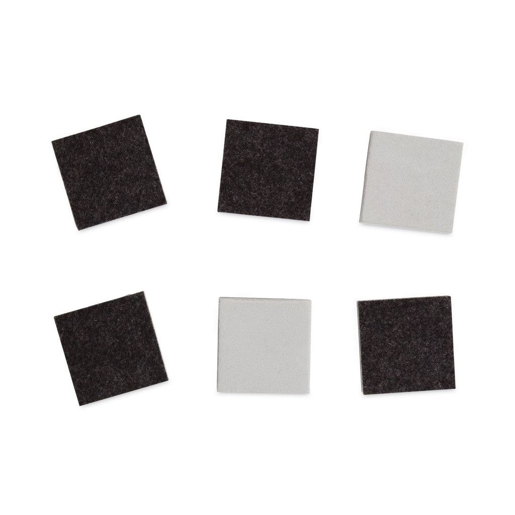 U Brands Single-Sided Dry Erase Lap Board, 12 x 9, White Surface, 6/Pack