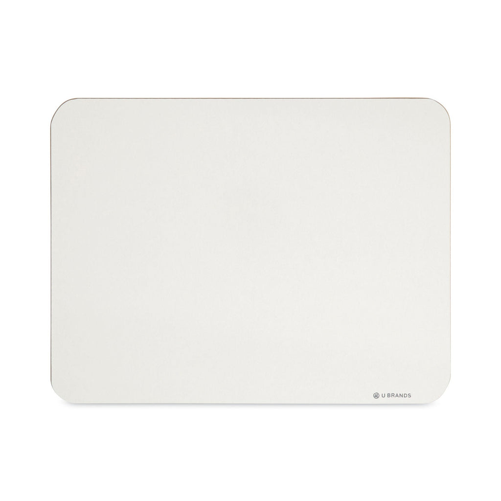 U Brands Single-Sided Dry Erase Lap Board, 12 x 9, White Surface, 6/Pack