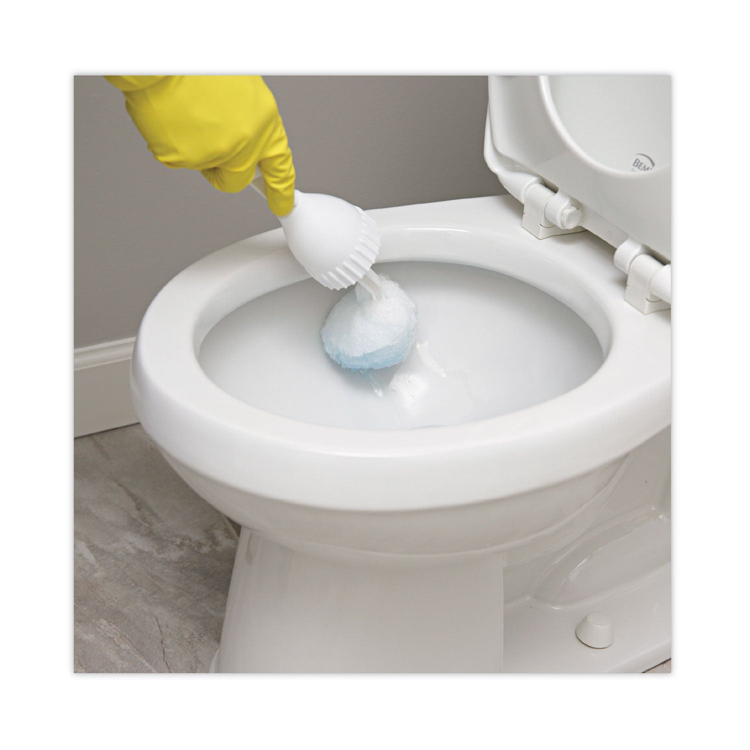 Boardwalk Cone Bowl Mop, 10" Handle, 2" Mop Head, White, 25/Carton