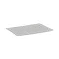 Boardwalk Light Duty Scour Pad, White, 6 x 9, White, 20/Carton