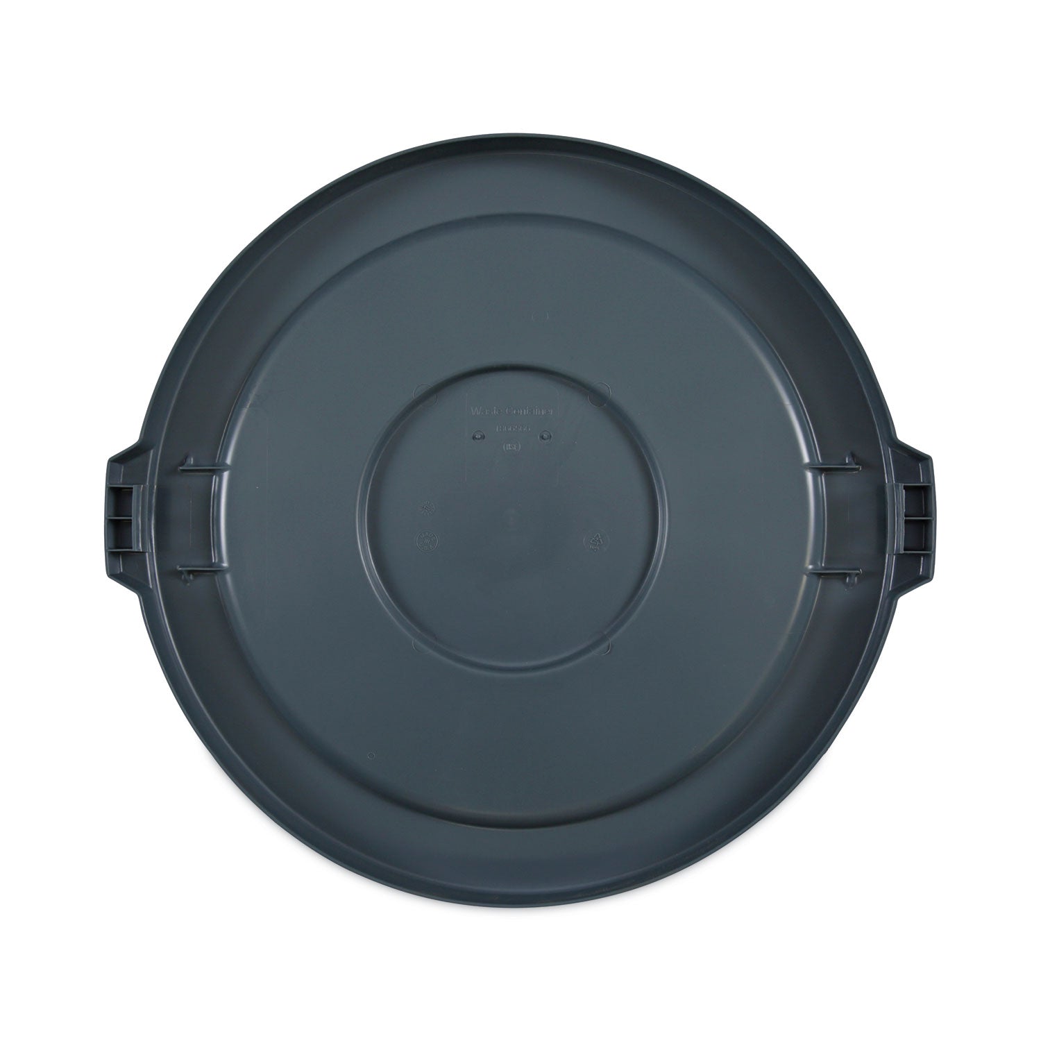 Boardwalk Lids for 32 gal Waste Receptacle, Flat-Top, Round, Plastic, Gray