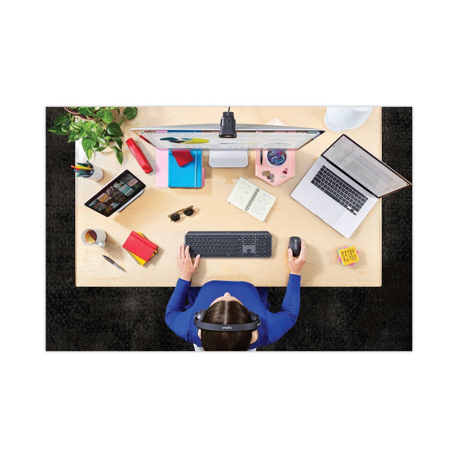 Logitech MX Anywhere 3 for Business Wireless Mouse, 32.8 ft Wireless Range, Right Hand Use, Graphite