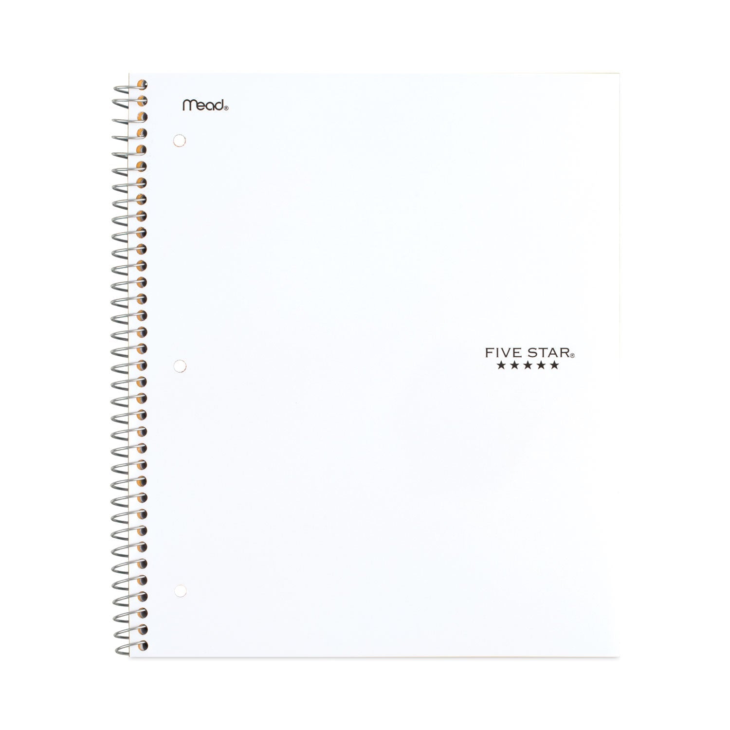 Five Star Wirebound Notebook, 3 Subject, Medium/College Rule, Randomly Assorted Covers, 11 x 8.5, 150 Sheets