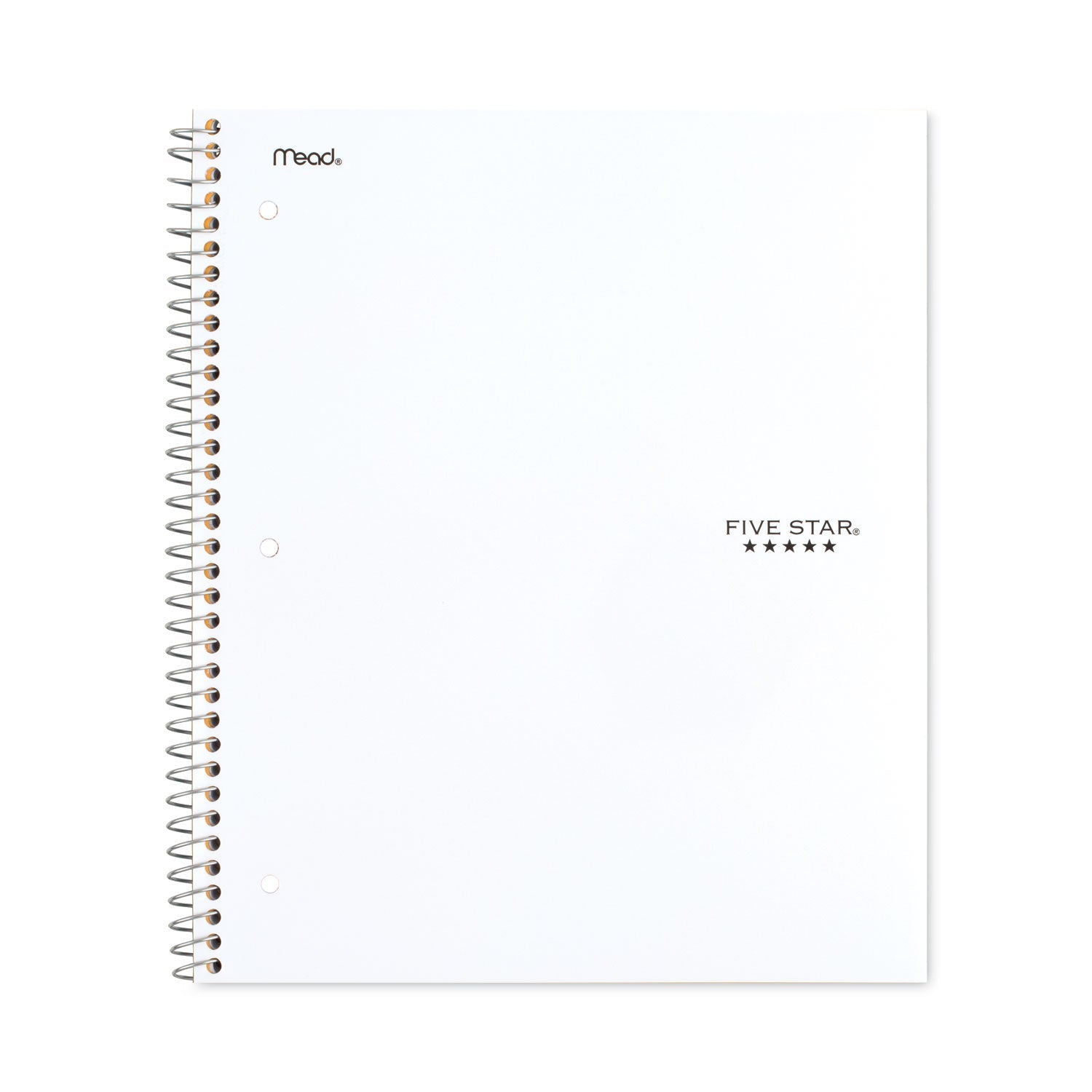 Five Star Wirebound Notebook, 1 Subject, Medium/College Rule, Randomly Assorted Covers, 11 x 8.5, 100 Sheets, 3/Pack