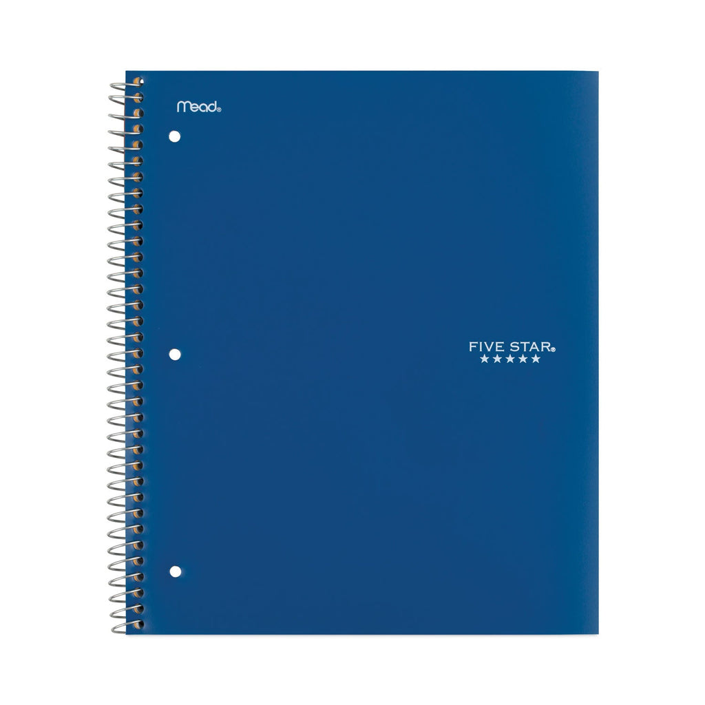Five Star Wirebound Notebook, 3 Subject, Medium/College Rule, Randomly Assorted Covers, 11 x 8.5, 150 Sheets