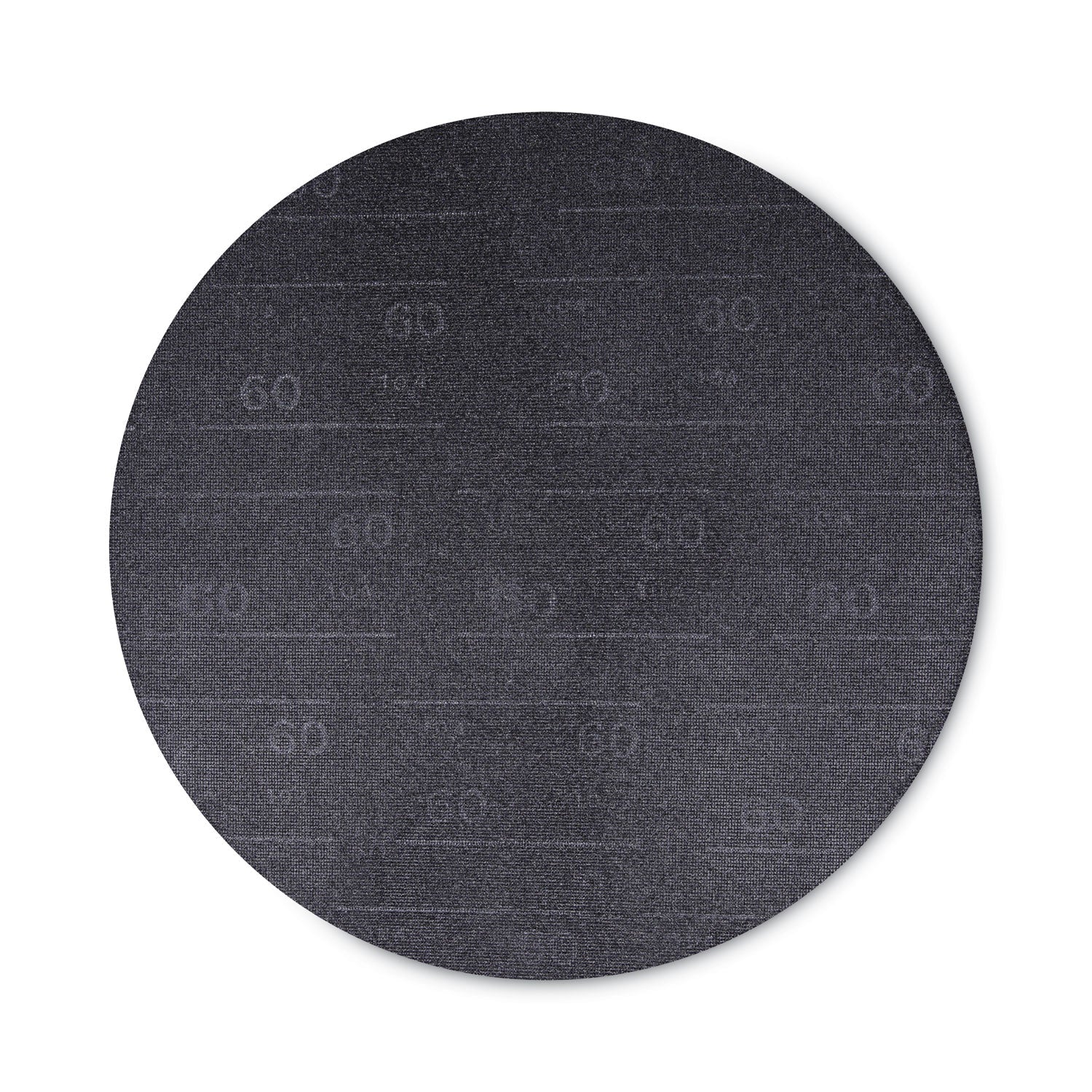 Boardwalk Sanding Screens, 20" Diameter, 60 Grit, Black, 10/Carton