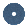 Boardwalk Scrubbing Floor Pads, 20" Diameter, Blue, 5/Carton