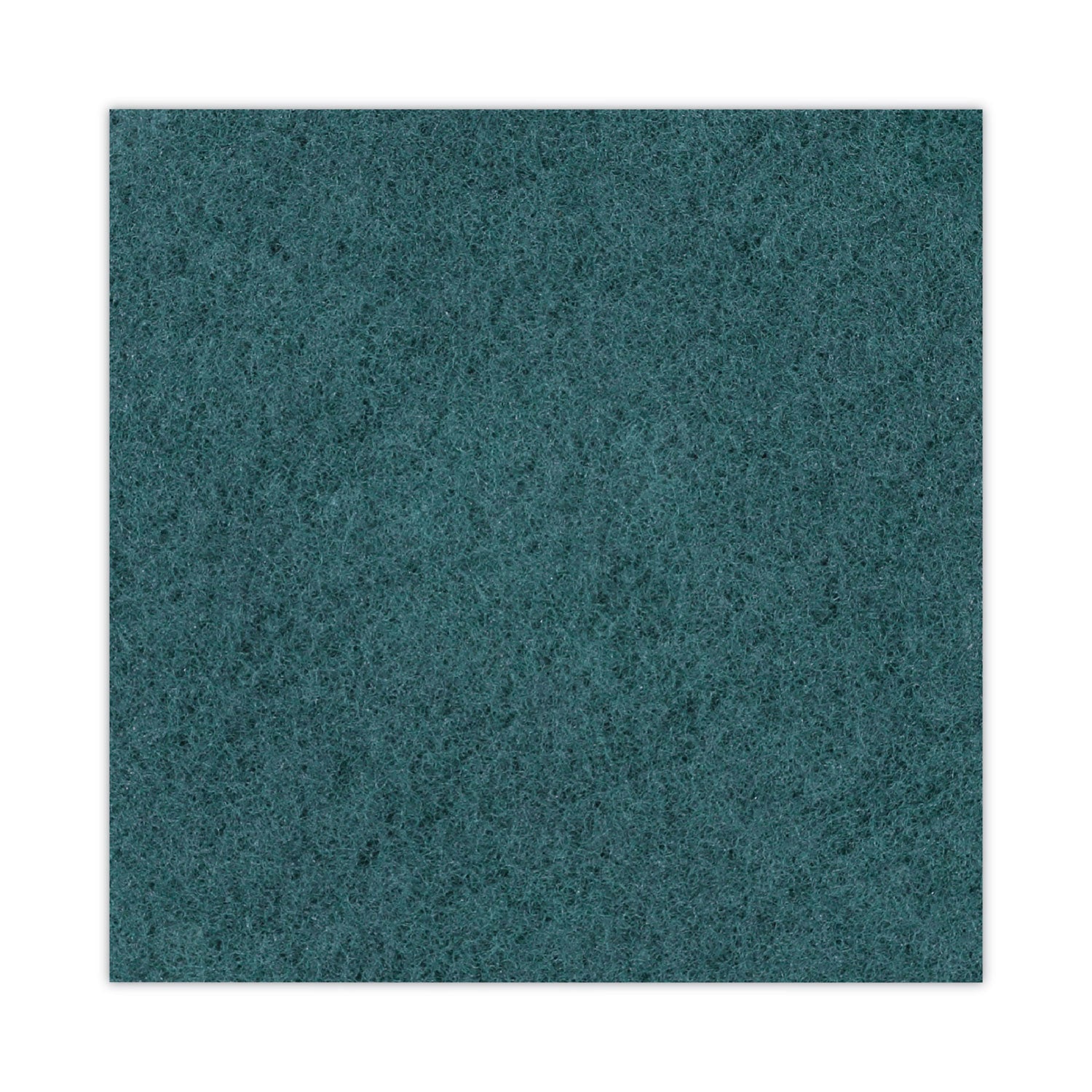 Boardwalk Heavy-Duty Scrubbing Floor Pads, 18" Diameter, Green, 5/Carton