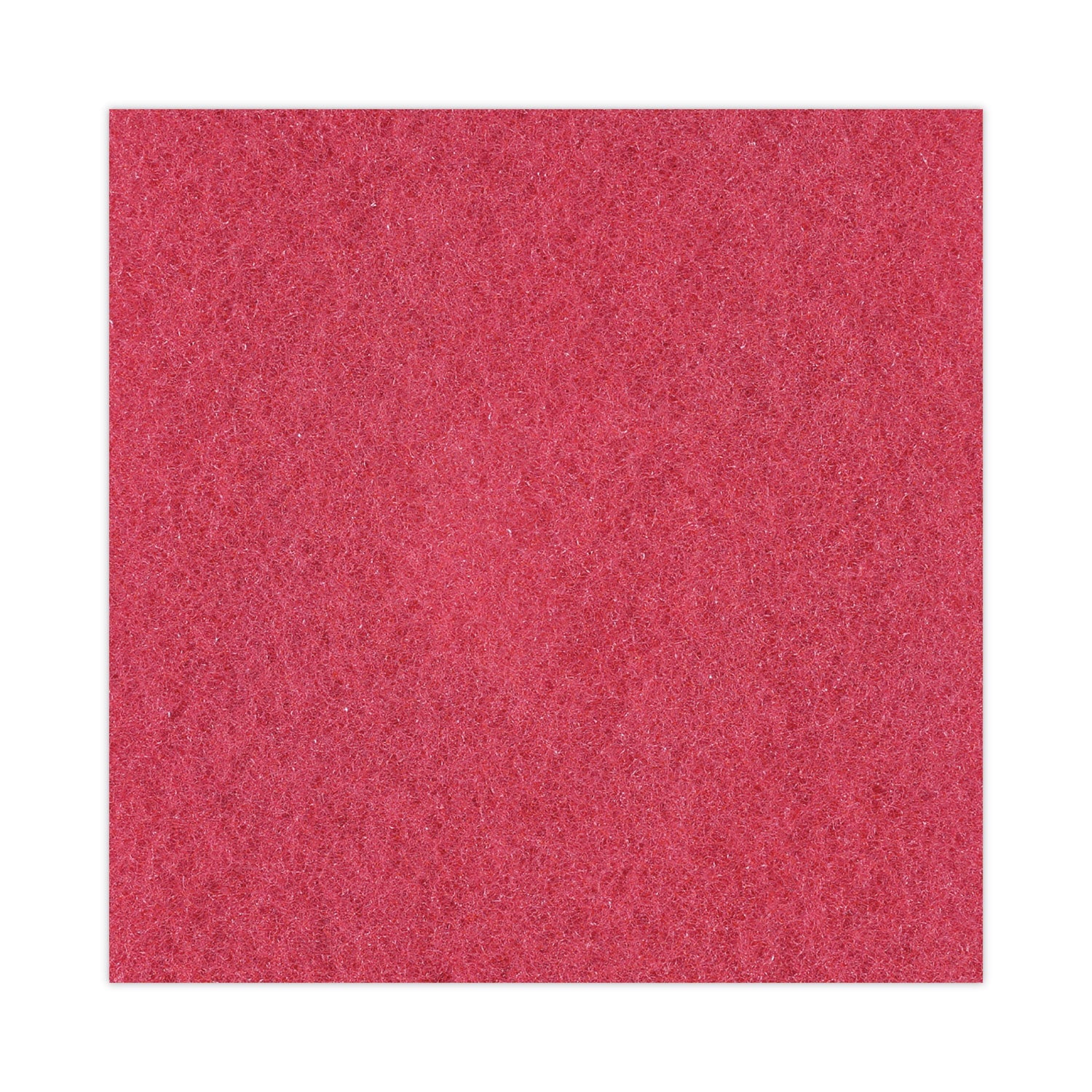 Boardwalk Buffing Floor Pads, 14" Diameter, Red, 5/Carton
