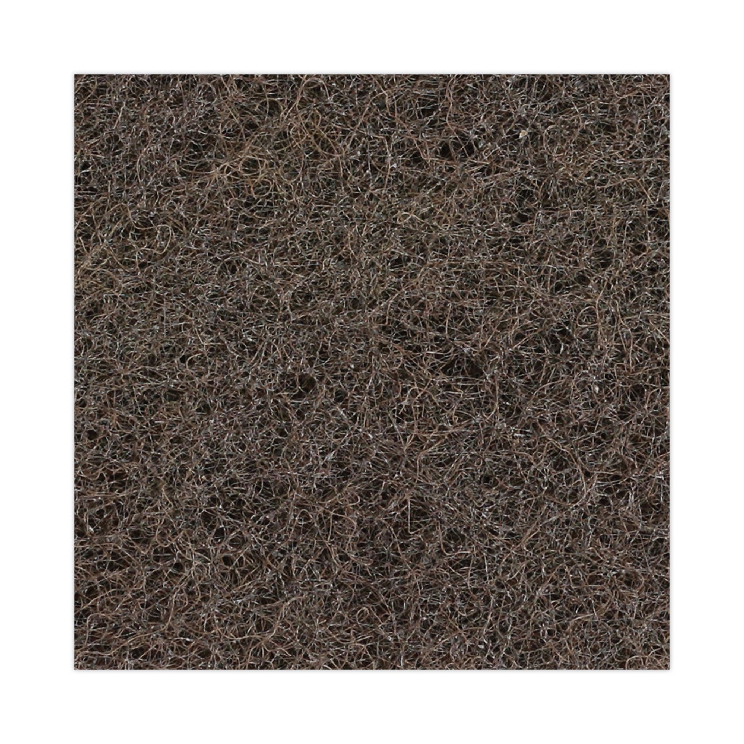 Boardwalk Heavy-Duty Scour Pad, 4.63 x 10, Brown, 20/Carton