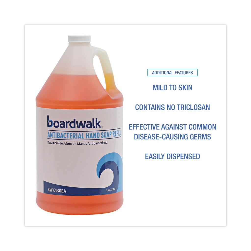 Boardwalk Antibacterial Liquid Soap, Clean Scent, 1 gal Bottle