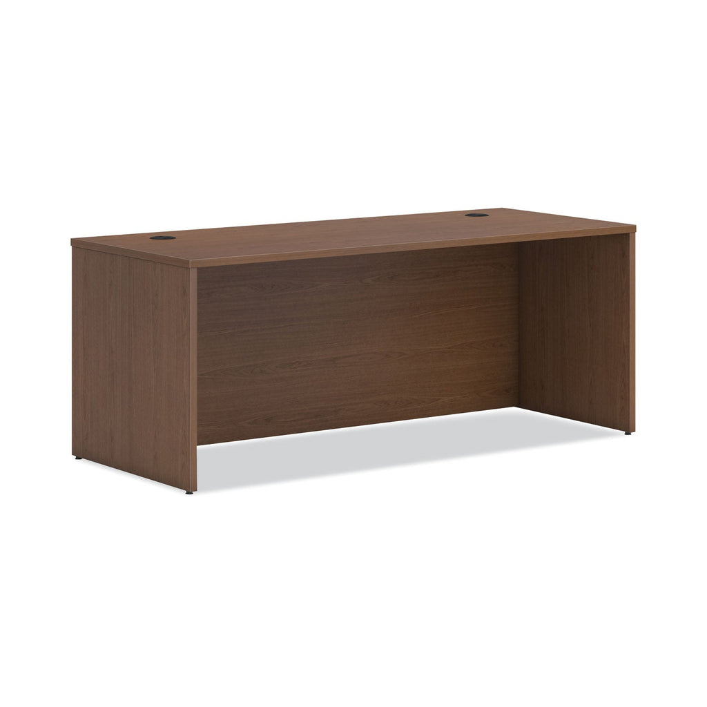 HON Mod Desk Shell, 72" x 30" x 29", Sepia Walnut, 2/Carton