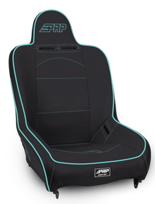 Premier High Back Suspension Seat; Black Vinyl