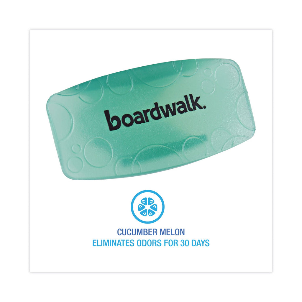 Boardwalk Bowl Clip, Cucumber Melon Scent, Green, 12/Box