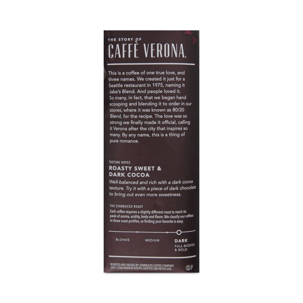 Starbucks Whole Bean Coffee, Caffe Verona, 1 lb Bag