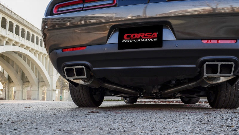 Corsa Performance 15-16 Dodge Challenger SRT / Scat Pack / R/T 6.4L Polished Xtreme