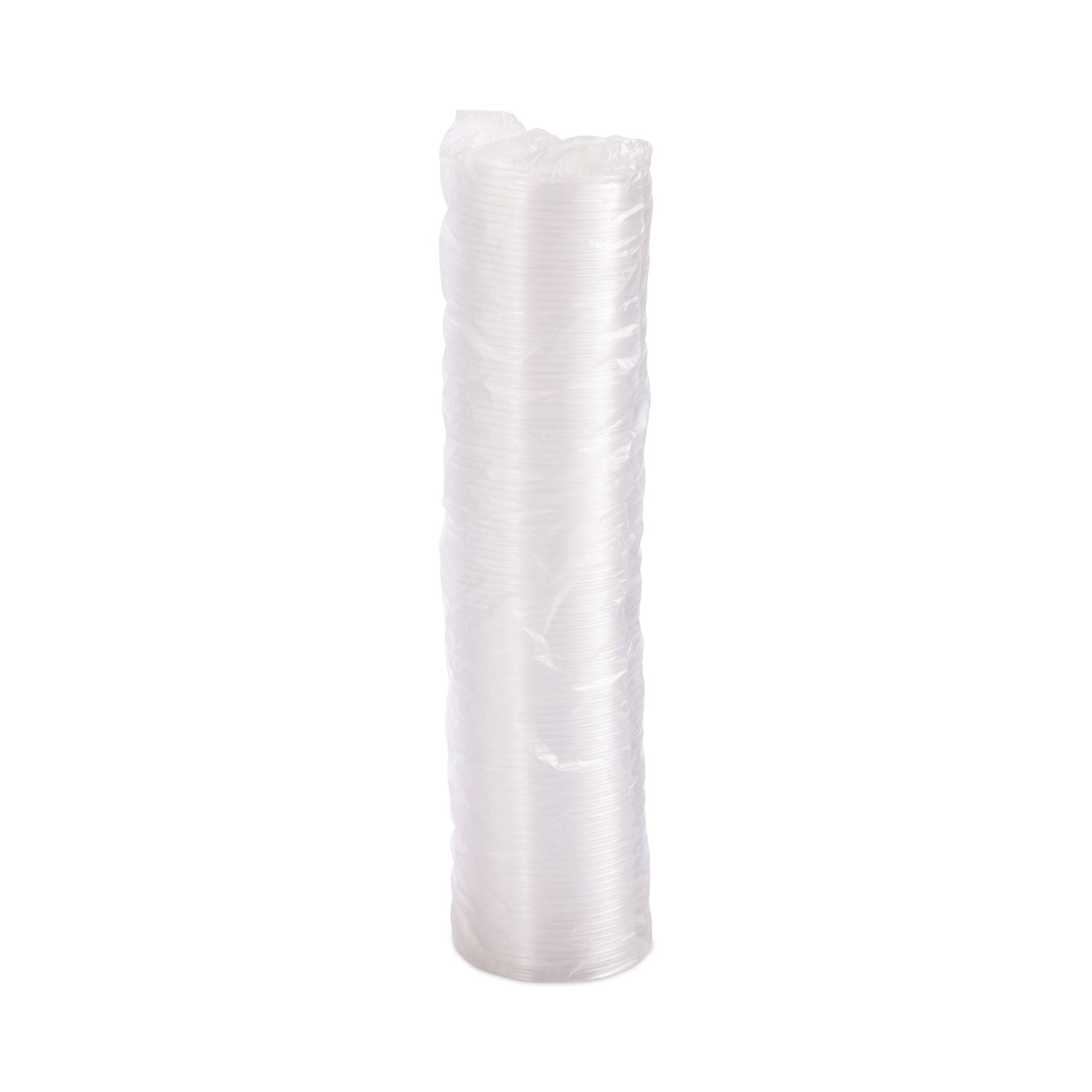 Dart Non-Vented Container Lids, Clear, Plastic, 100/Pack, 10 Packs/Carton