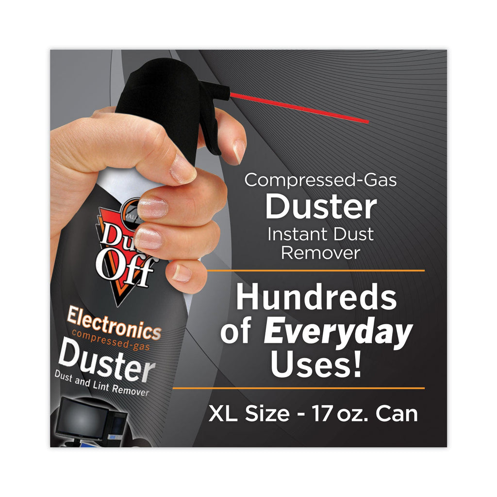 Dust-Off Disposable Compressed Air Duster, 17 oz Can, 2/Pack