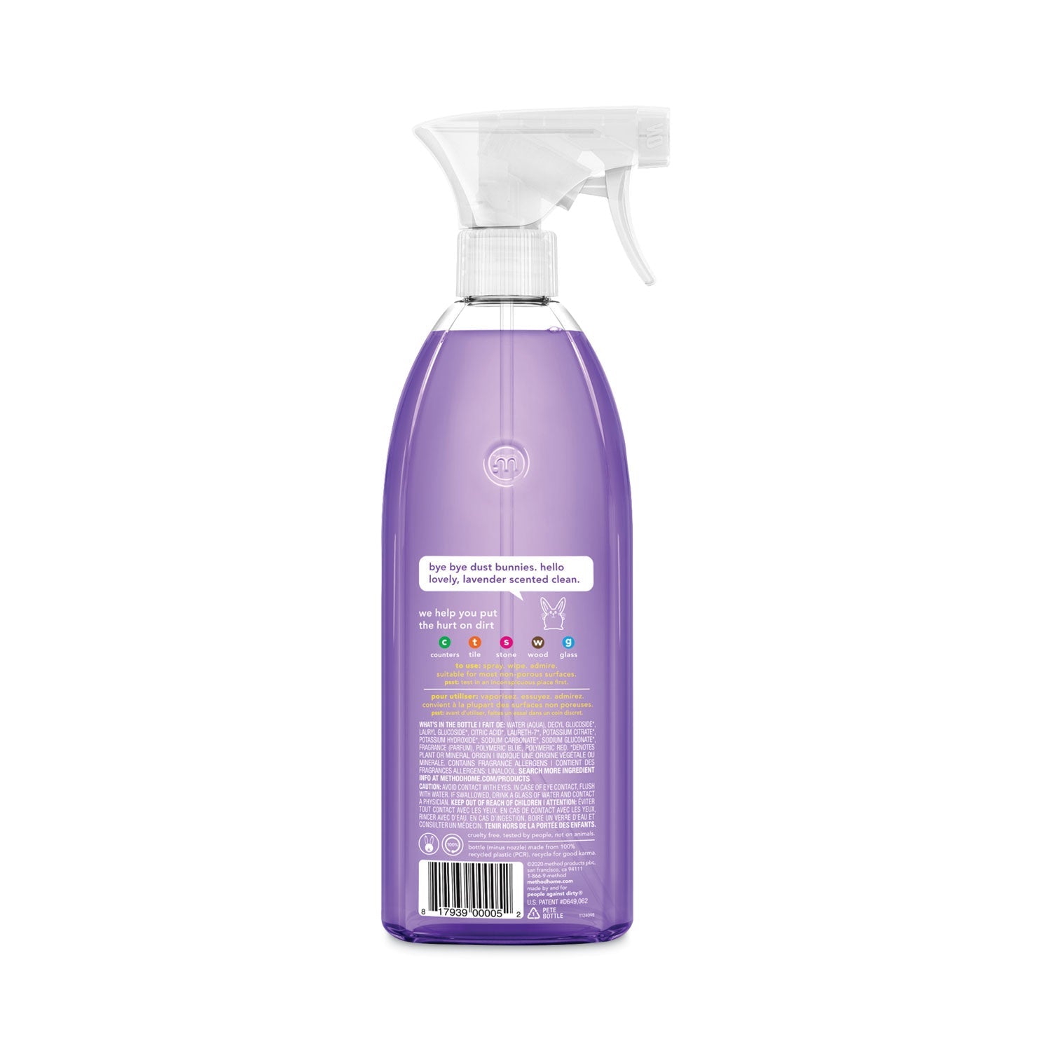 Method All-Purpose Cleaner, French Lavender, 28 oz Spray Bottle