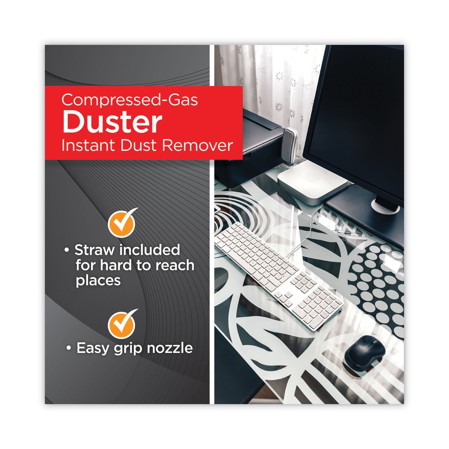 Dust-Off Disposable Compressed Air Duster, 17 oz Can, 2/Pack