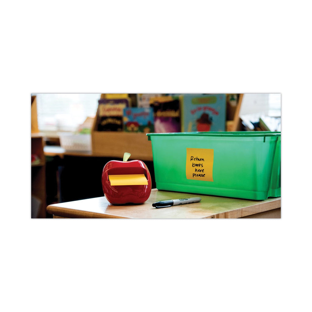 Post-it Apple Notes Dispenser Value Pack, For 3 x 3 Pads, Red/Green, Includes (12) 90-Sheet Marrakesh Pop-Up Pad