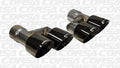 Corsa Performance 15-16 Ford Mustang GT 5.0 Black Quad Tips Kit