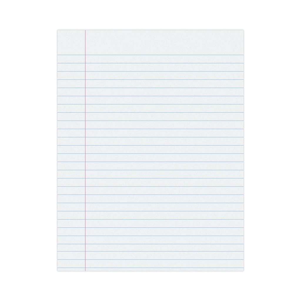 Pacon Composition Paper, 8.5 x 11, Wide/Legal Rule, 500/Pack