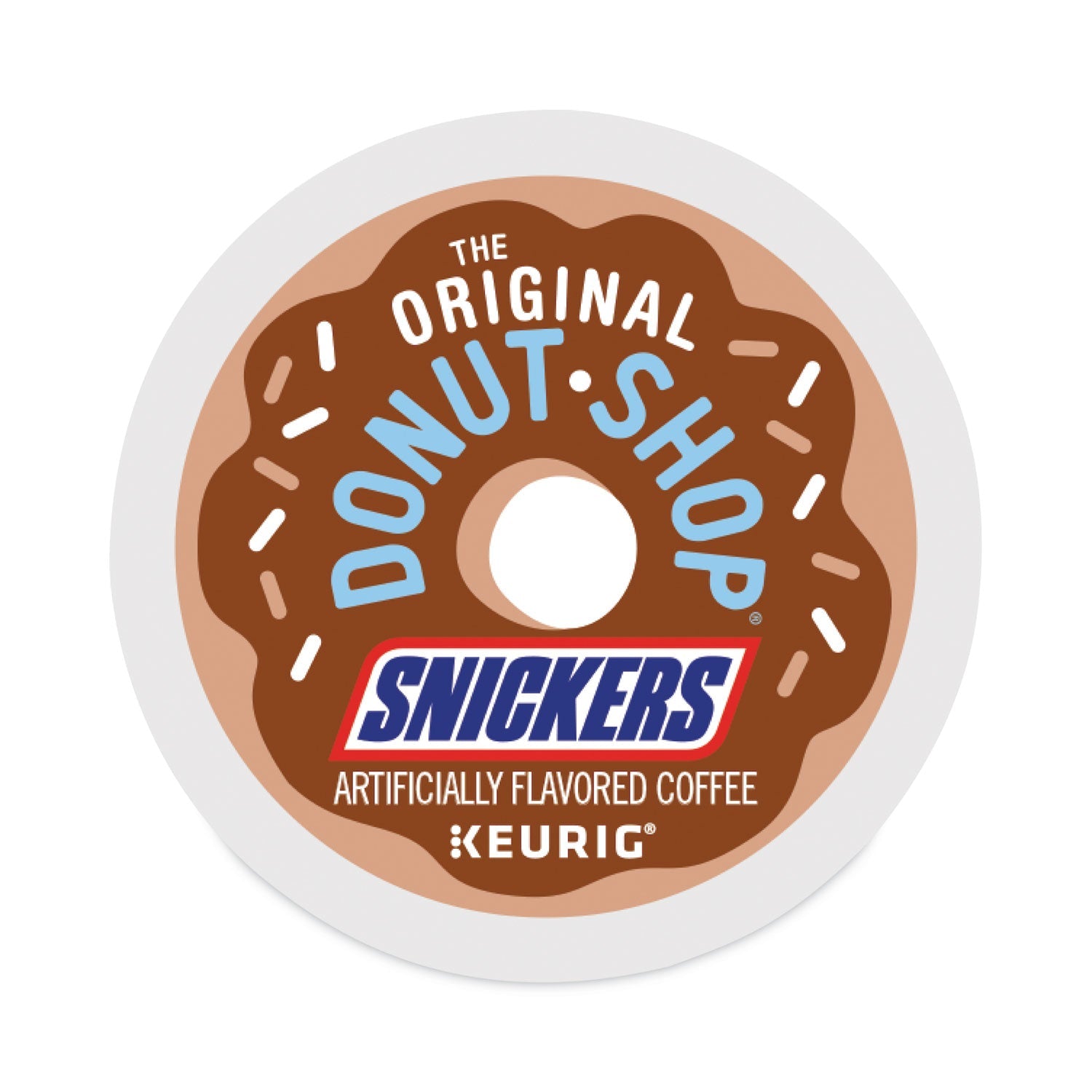 The Original Donut Shop SNICKERS Flavored Coffee K-Cups, 24/Box