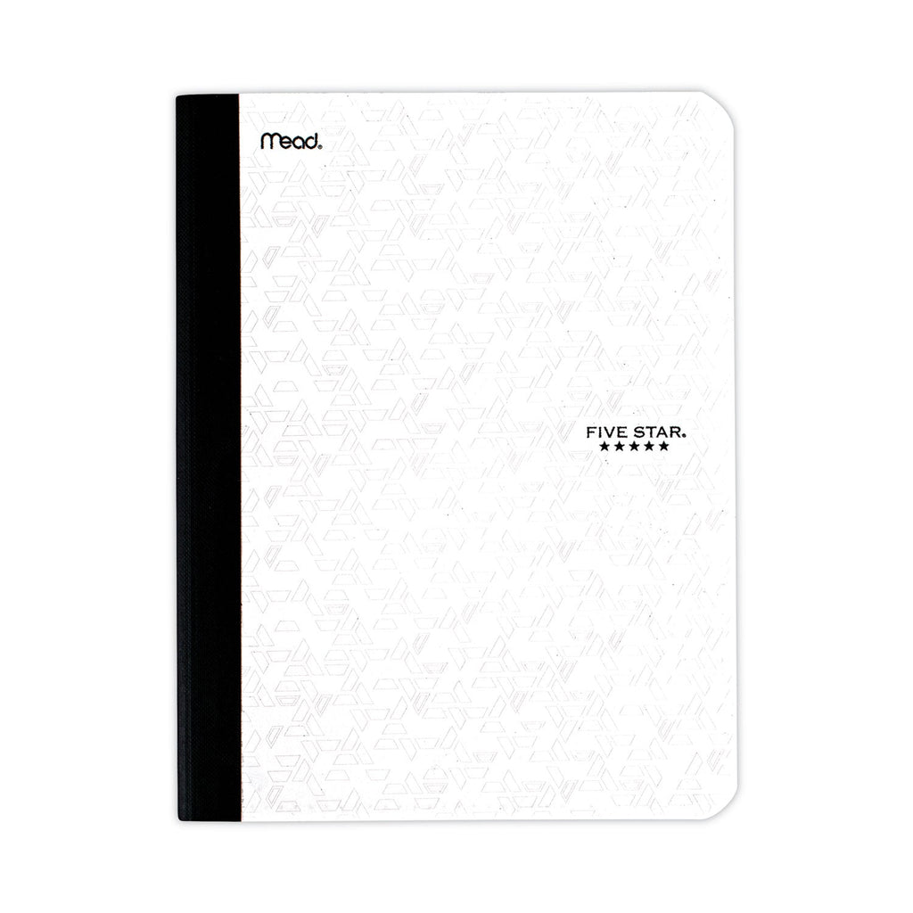 Five Star Composition Book, Medium/College Rule, Randomly Assorted Covers (Black/Blue/Green/Red/Yellow), 9.75 x 7.5, 100 Sheets