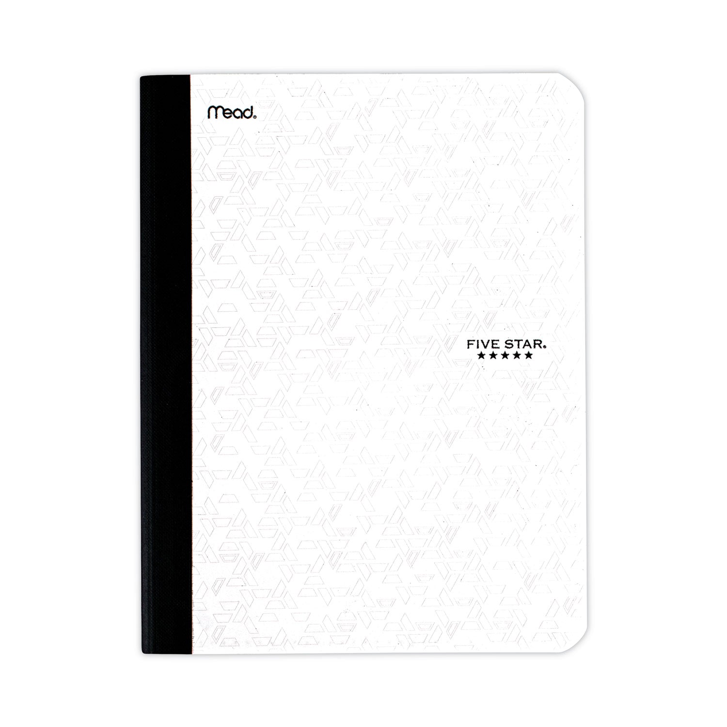Five Star Composition Book, Medium/College Rule, Randomly Assorted Covers (Black/Blue/Green/Red/Yellow), 9.75 x 7.5, 100 Sheets