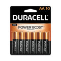 Duracell Power Boost CopperTop Alkaline AA Batteries, 10/Pack