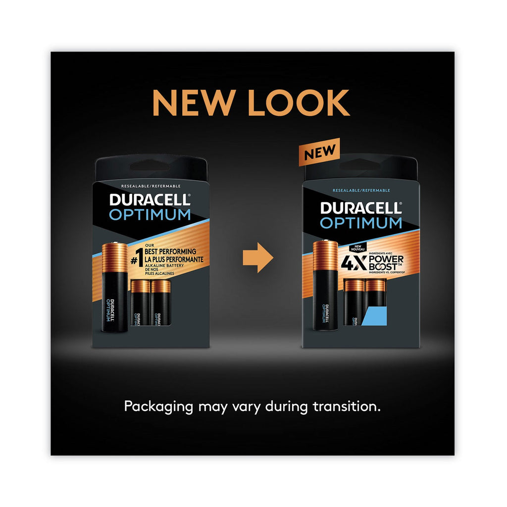 Duracell Optimum Alkaline AA Batteries, 8/Pack
