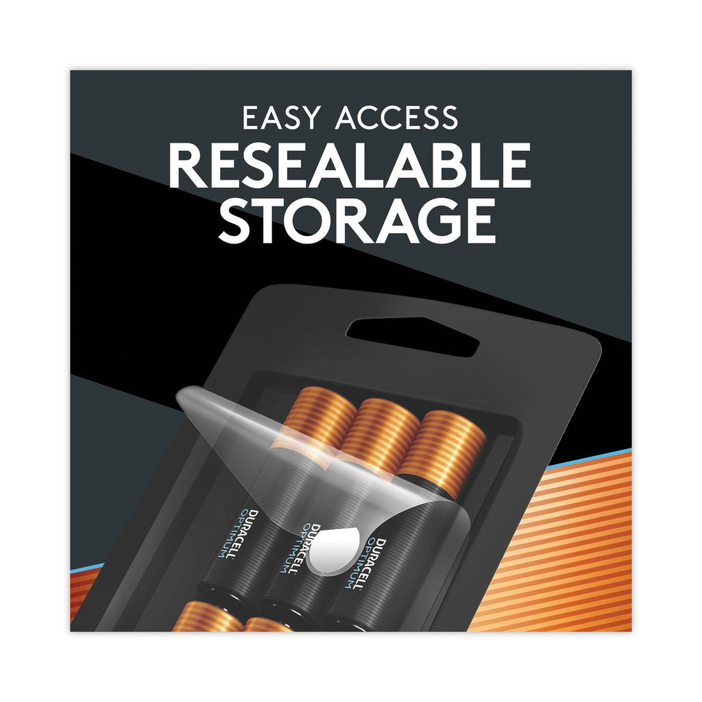 Duracell Optimum Alkaline AA Batteries, 8/Pack