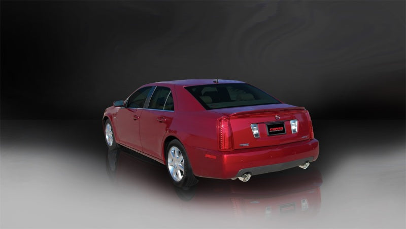Corsa Performance 05-07 Cadillac STS 4.6L Polished Touring Axle-Back Exhaust
