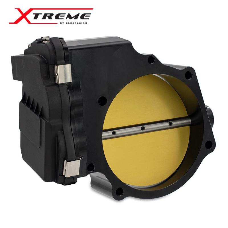 BLOX Racing 2015+ Dodge Hellcat / Jeep Trackhawk 6.2L 105mm Electronic Billet Throttle Body - Black BXIM-00255-BK
