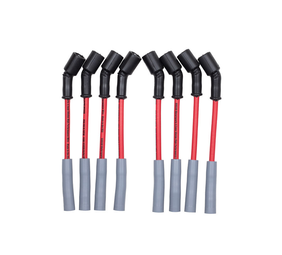 Red 8.5mm Spark Plug Wires – LS1-LS7, LSA & Gen V LT, Straight or 45° Boot