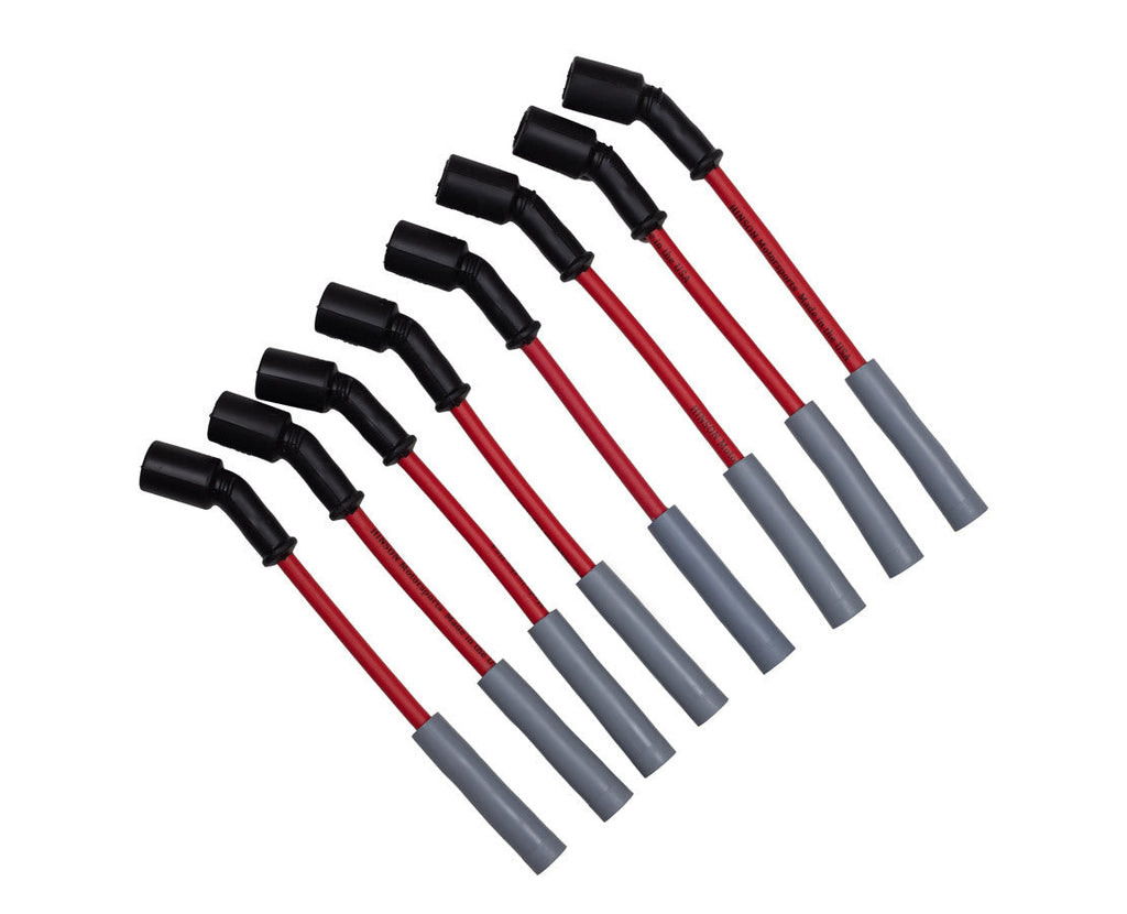 Red 8.5mm Spark Plug Wires – LS1-LS7, LSA & Gen V LT, Straight or 45° Boot