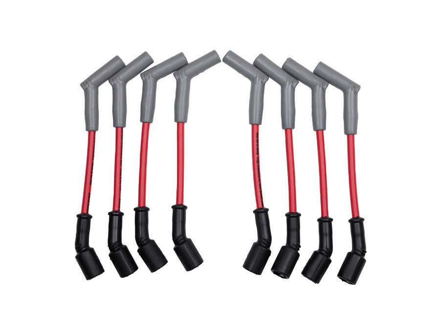 Red 8.5mm Spark Plug Wires – LS1-LS7, LSA & Gen V LT, Straight or 45° Boot
