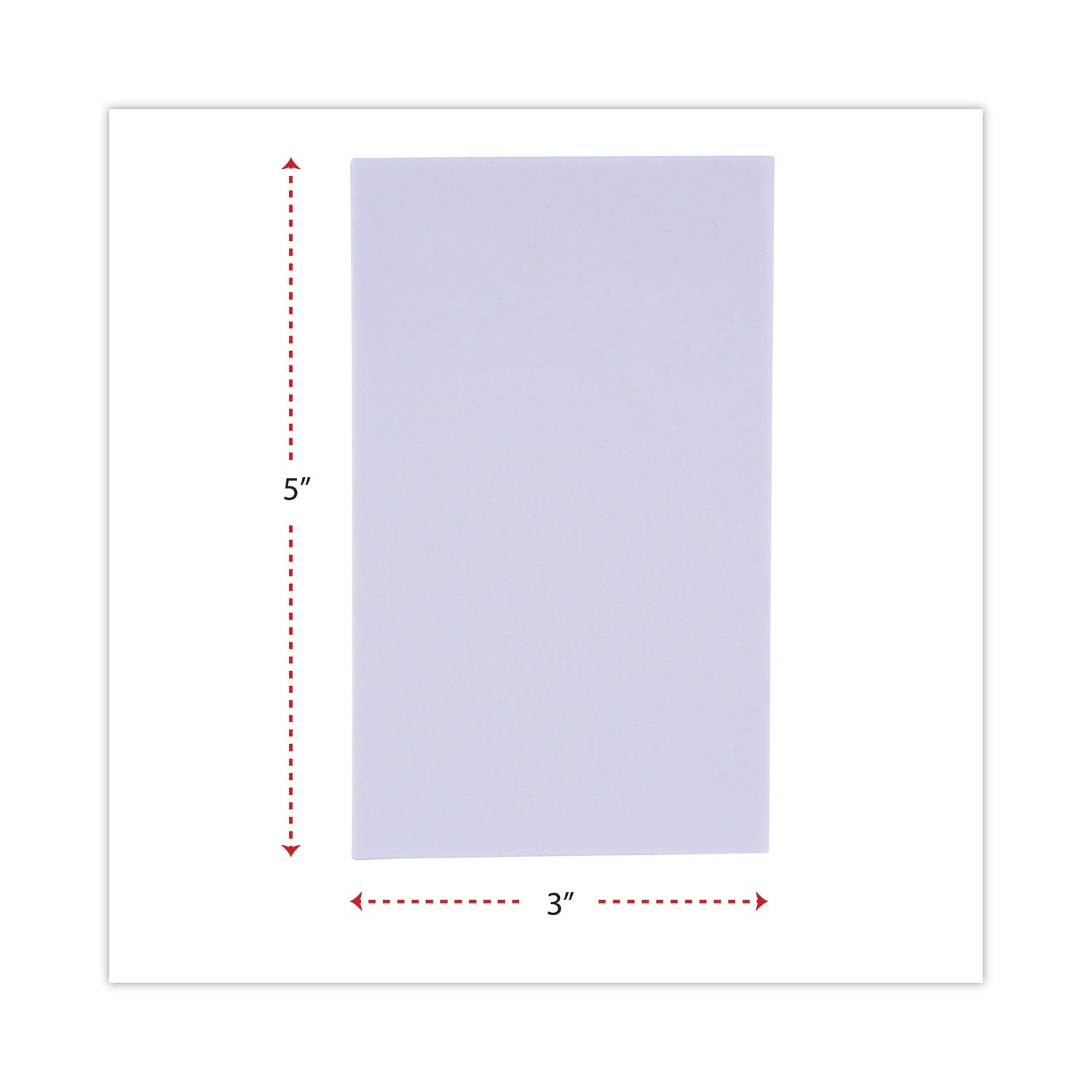 Universal Scratch Pad Value Pack, Unruled, 3 x 5, White, 100 Sheets, 180/Carton