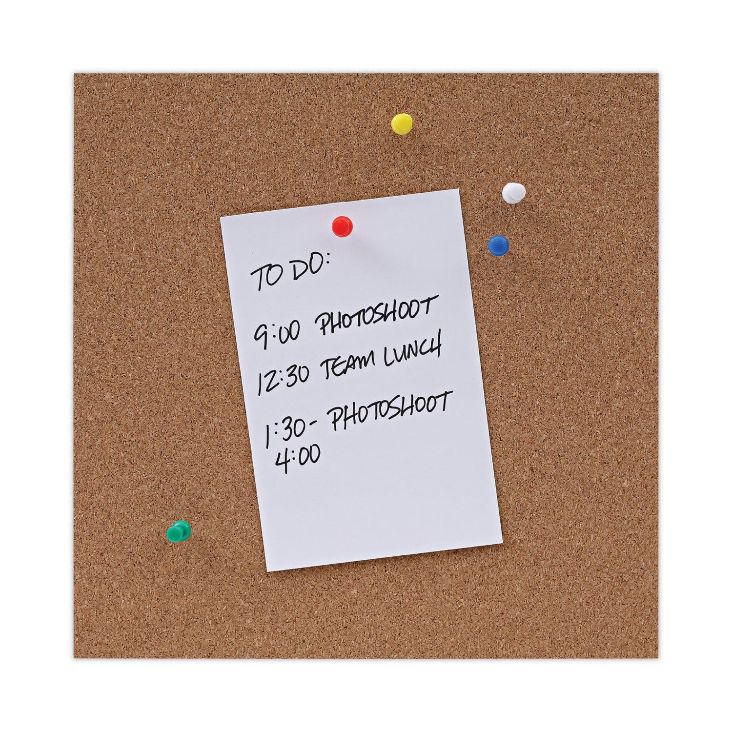 Universal Cork Board with Oak Style Frame, 24 x 18, Natural, Oak-Finished Frame